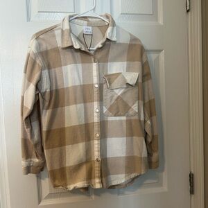 Zara flannel long sleeve shirt